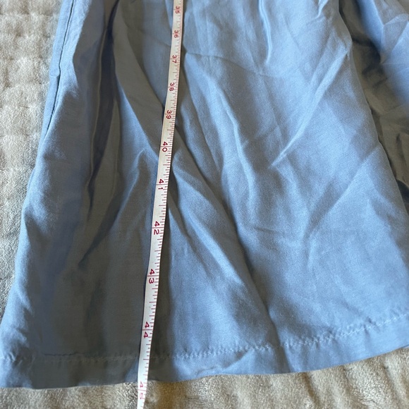 SKIN Worldwide Raina Fairytale Fit & Flare Dress Blue Pearl Cotton & Silk Size S - Picture 15 of 16